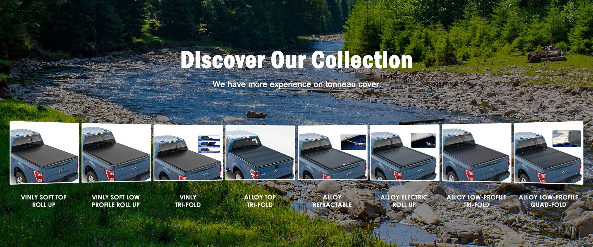 China Soft Vinly Tri-Fold Tonneau Cover Manufacturer