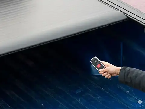 Electric Hard Aluminum Retractable Tonneau Cover for Ssangyong