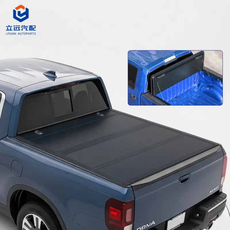 Low Profile Hard Quad-Fold Tonneau Cover for Honda