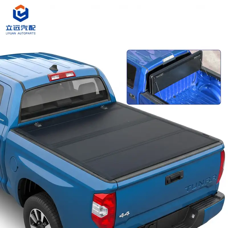 Low Profile Hard Quad-Fold Tonneau Cover for Toyota