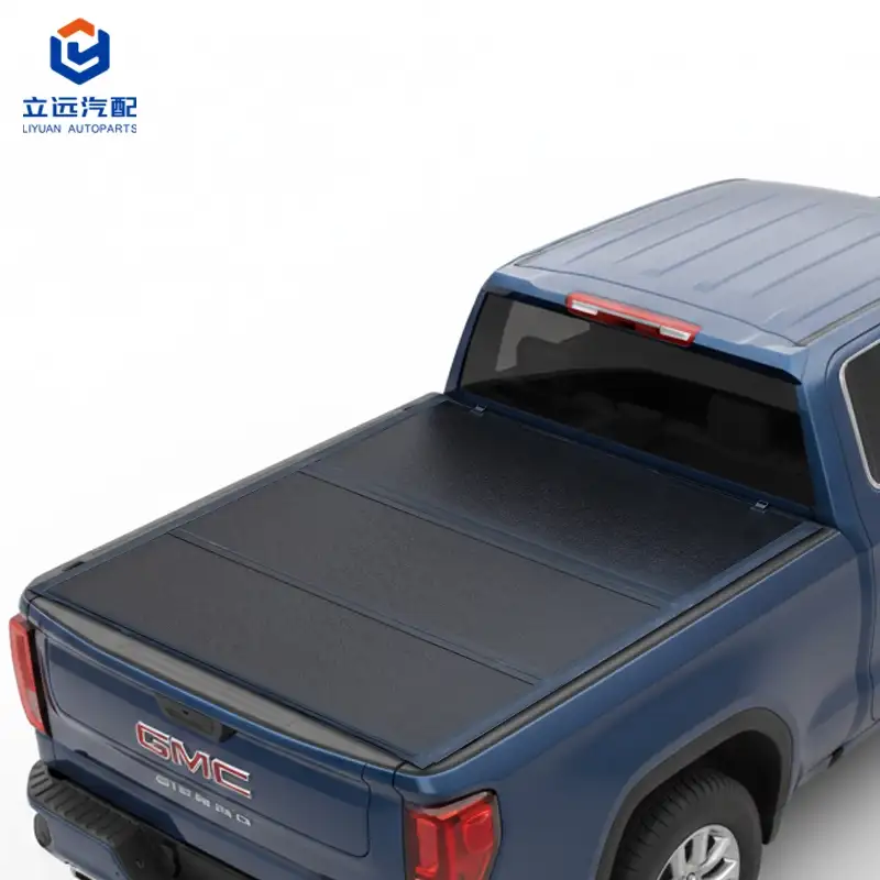 Low Profile Hard Tri-Fold Tonneau Cover for GMC