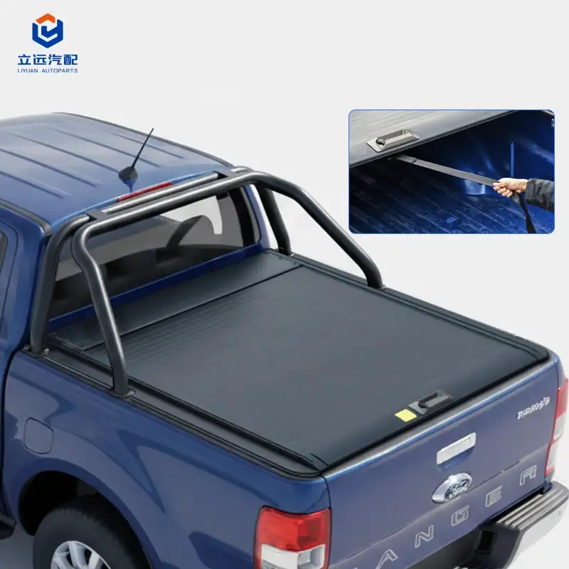 Manual Hard Aluminum Retractable Tonneau Cover for Ford Jeep