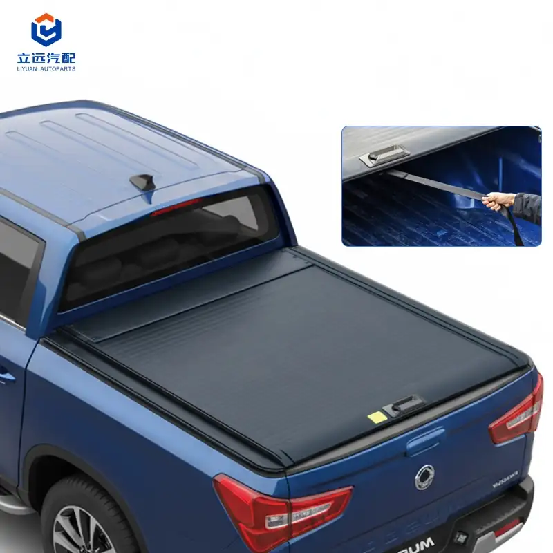 Manual Hard Aluminum Retractable Tonneau Cover for Ssangyong
