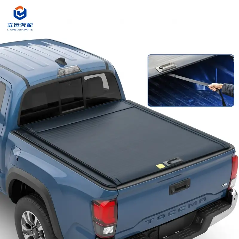 Manual Hard Aluminum Retractable Tonneau Cover for Toyota