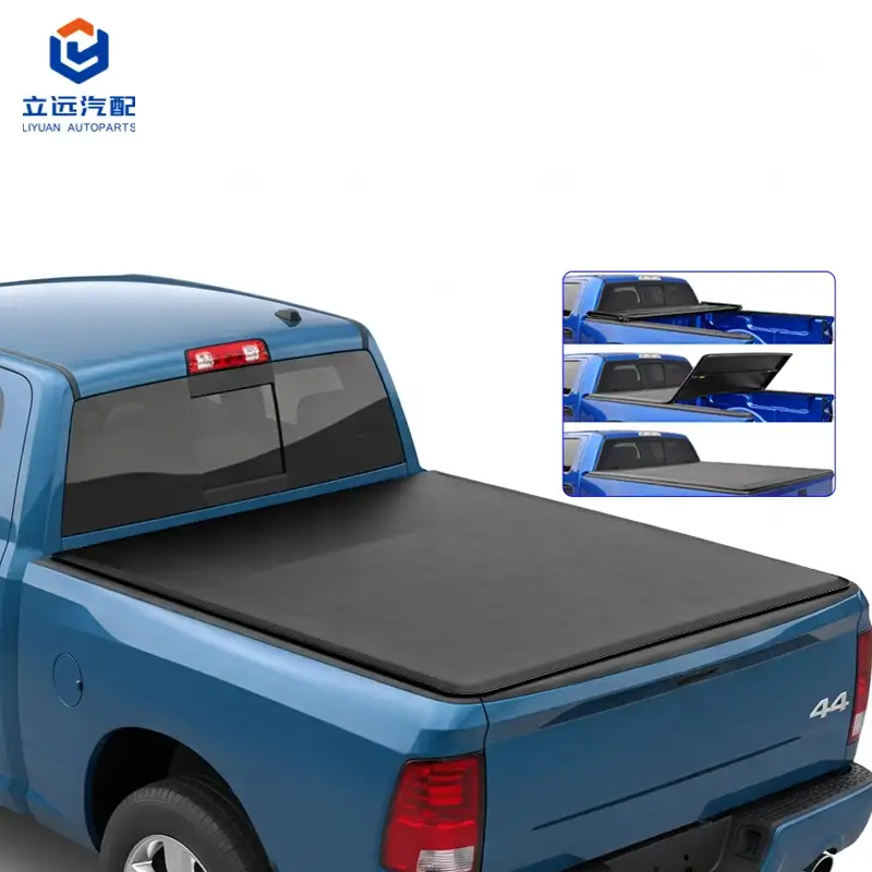 Soft Vinyl Tri-Fold Tonneau Cover for Dodge