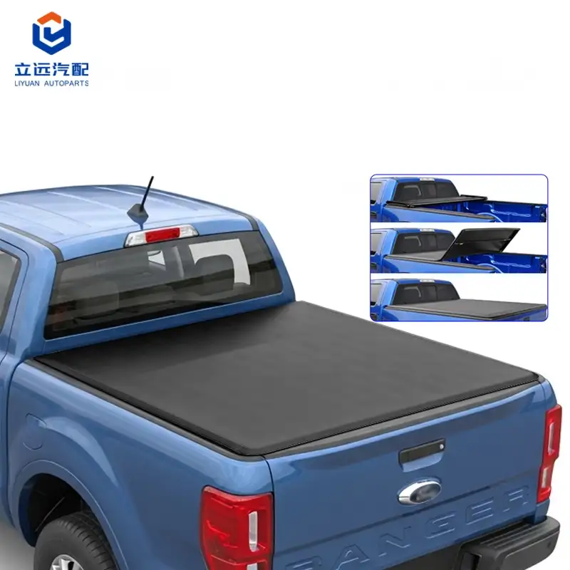 Soft Vinyl Tri-Fold Tonneau Cover for Ford Lincoln