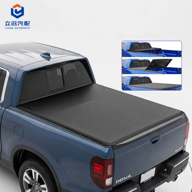 Soft Vinyl Tri-Fold Tonneau Cover for Honda Jeep